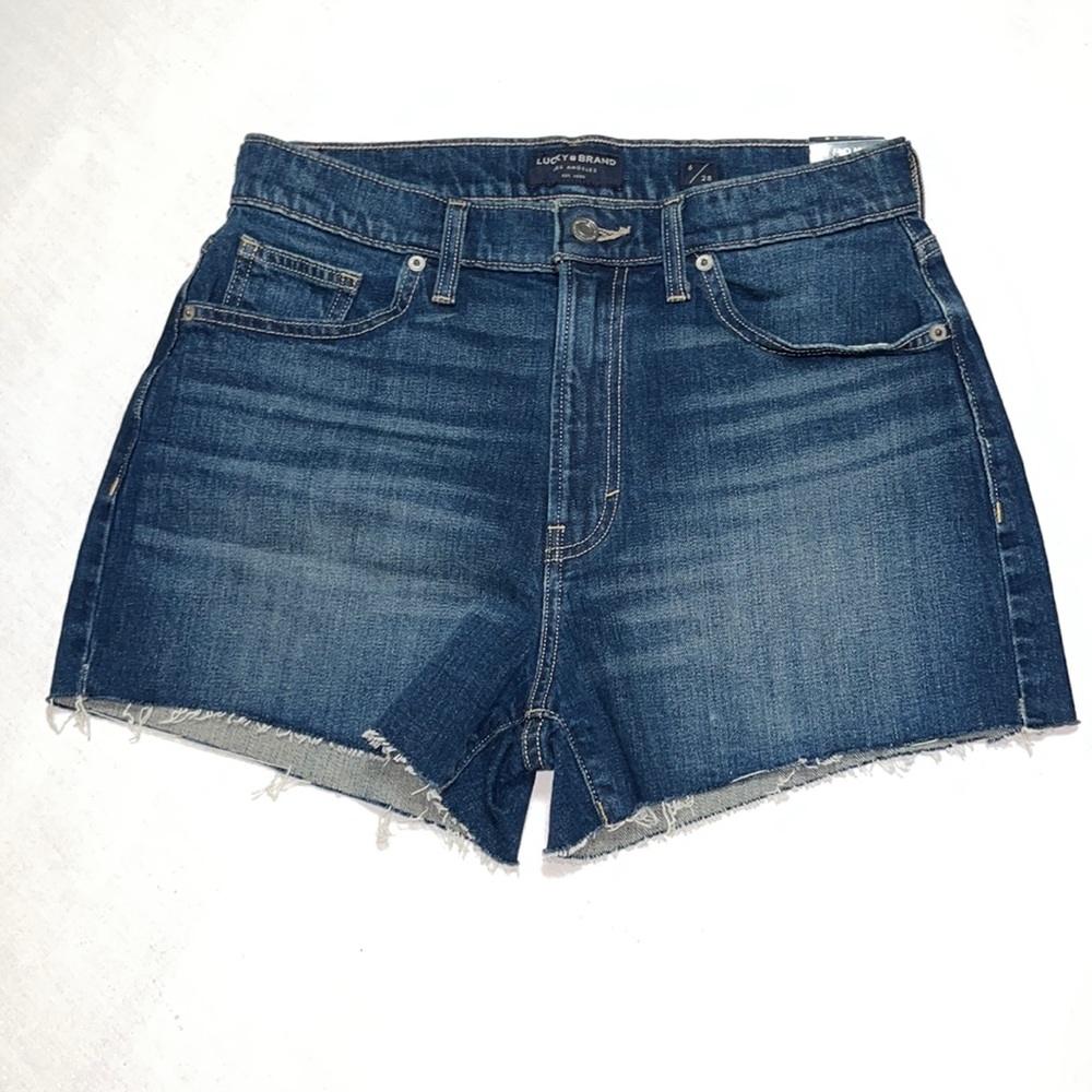 LUCKY BRAND HIGH RISE MOM SHORT 6 / 28